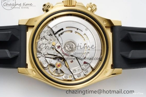 MiroTime 0429 Daytona 116518 BTF 1:1 Best Edition Paul Newman Black YG Dial on Oysterflex Rubber Strap SA4130 V Modern 2259